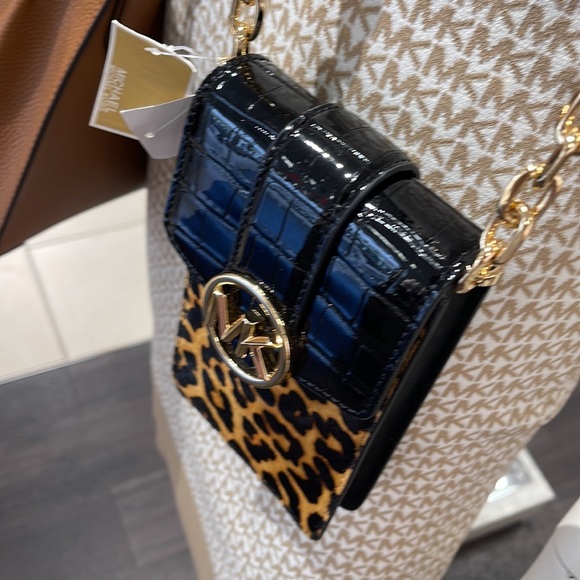 Michael Kors Carmen Small NS Phone XBODY HairCalf
Black Multi - Picture 8 of 16